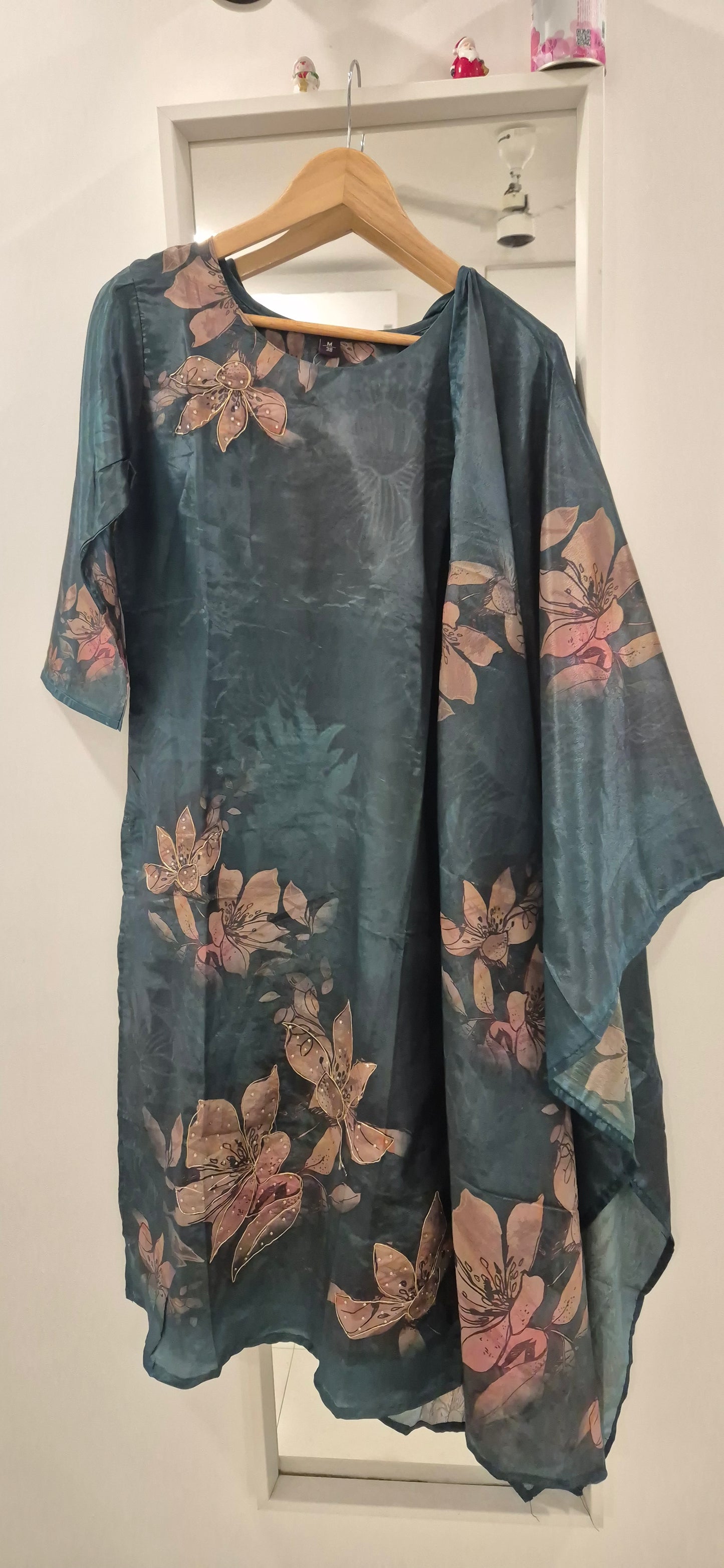 Noor – Mayur Green Crepe Kurta Set (BB2WQIW)